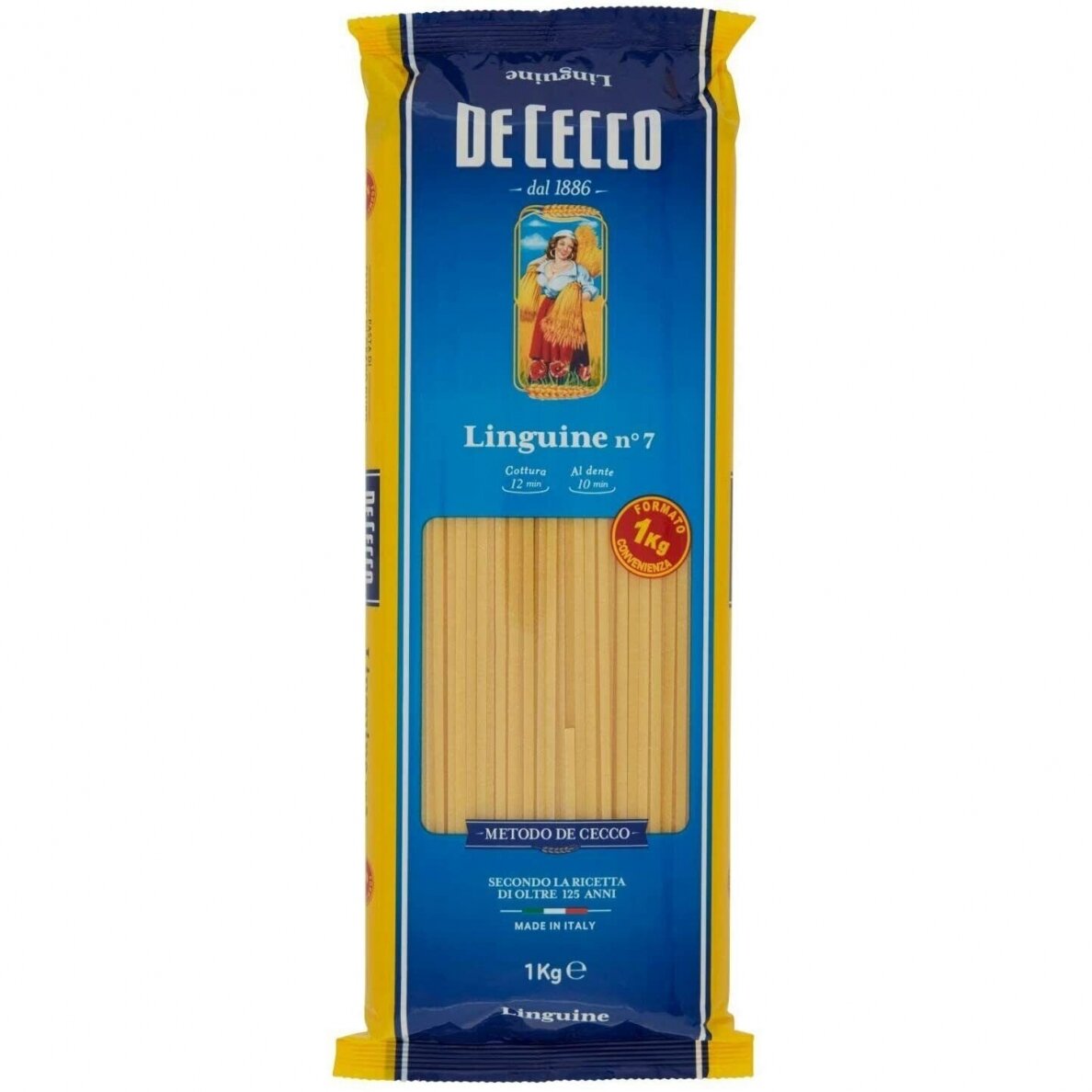 Makaronai DE CECCO Linguine Nr.7, 1 kg Makaronai DE CECCO Linguine Nr.7, 1 kg