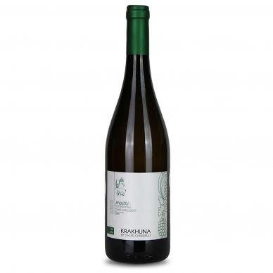 Baltasis sausas vynas KRAKHUNA CHURI CHINEBULI, 750 ml