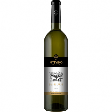 Baltasis sausas vynas Rkatsiteli Mtevino, 750 ml
