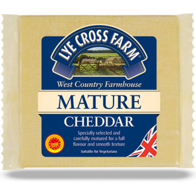 Brandintas čederio sūris LYE CROSS FARM MATURE, 45% rieb., 200 g