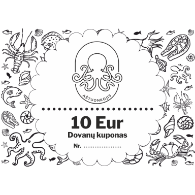 Dovanų kuponas 10 Eur