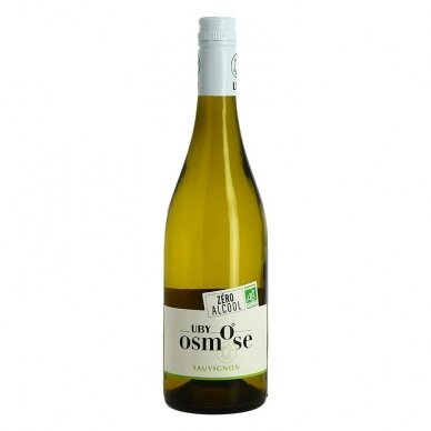 Ekologiškas baltasis vynas be alkoholio UBY OSMOSE SAUVIGNON, 750 ml