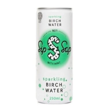 Gazuota beržų sula mėtų skonio SIP SAP, 250 ml Gazuota beržų sula mėtų skonio SIP SAP, 250 ml