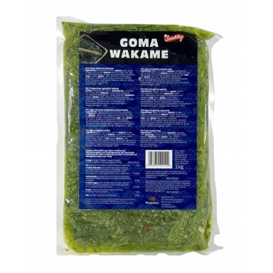 Jūros dumblių salotos "Goma Wakame" SHIRAKIKU, 1 kg Jūros dumblių salotos "Goma Wakame" SHIRAKIKU, 1 kg