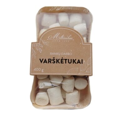 Rankų darbo varškėtukai MILTINUKAS, 400 g Rankų darbo varškėtukai MILTINUKAS, 400 g