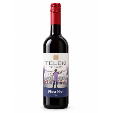Raudonas vynas TELEKI VÁLOGATÁS VILLÁNYI PINOT NOIR, 750 ml Raudonas vynas TELEKI VÁLOGATÁS VILLÁNYI PINOT NOIR, 750 ml