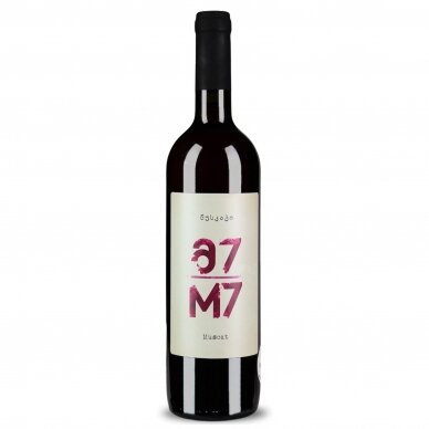 Raudonasis sausas vynas a7M7 Peaceful Muscat, 750 ml