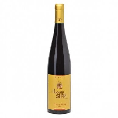 Raudonasis sausas vynas LOUIS SIPP PINOT NOIR 2018, 750 ml