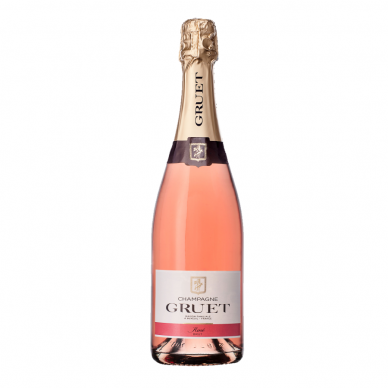 Rožinis putojantis vynas Champagne Gruet Rose Brut, 750 ml