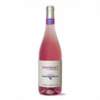 Rožinis sausas vynas A MANO IMPRINT of MARK SHANON SUSUMANIELLO ROSATO, 750 ml