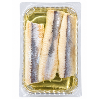 Silpnai sūdyta silkių filė aliejuje, 240 g