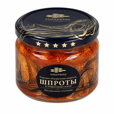 Šprotai pomidorų padaže AMBERFISH, 280 g