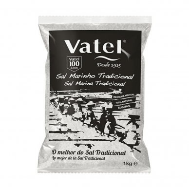 Tradicinė jūros druska VATEL, 1 kg