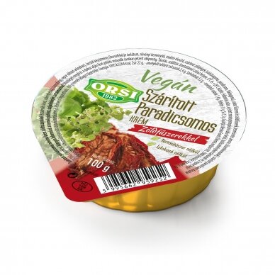 Veganiškas džiovintų pomidorų kremas su žalumynais ORSI, 100 g