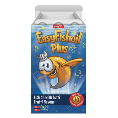 Žuvų taukai EASY FISH OIL "Plus", 30 vnt. 1